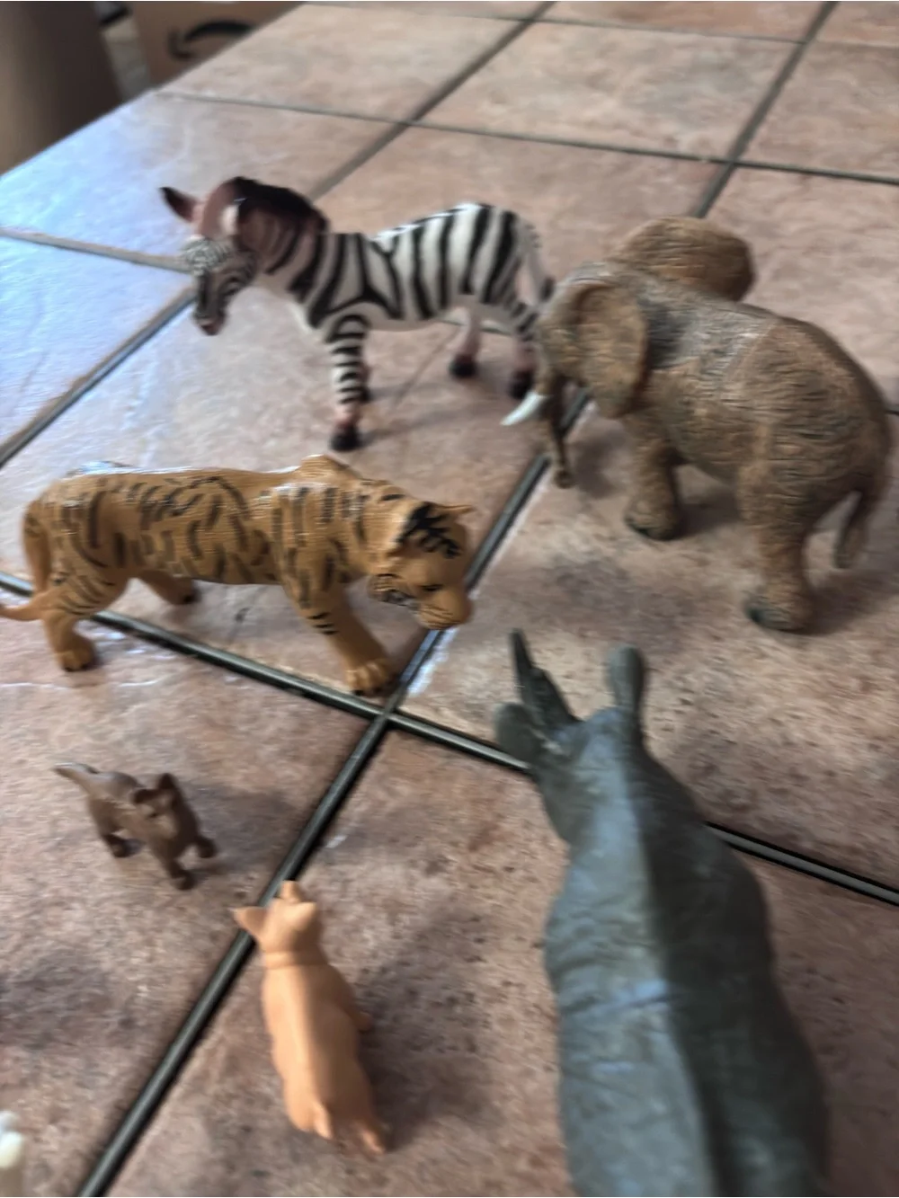 Lot Of 13  Safari Jungle Animals